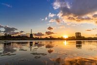 Sunrise in the Oudorper polder