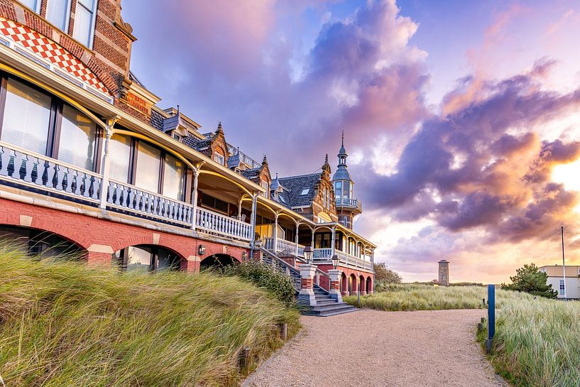 Der Badepavillon in Domburg von Danny Bastiaanse