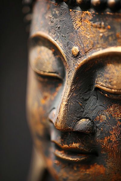 Zen-Buddha Porträt von Poster Art Shop