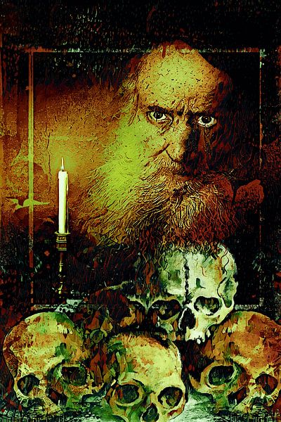 Der alte Mann und Halloween von Helga Blanke