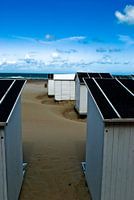 Bild von Strandhäuschen in Ostende.