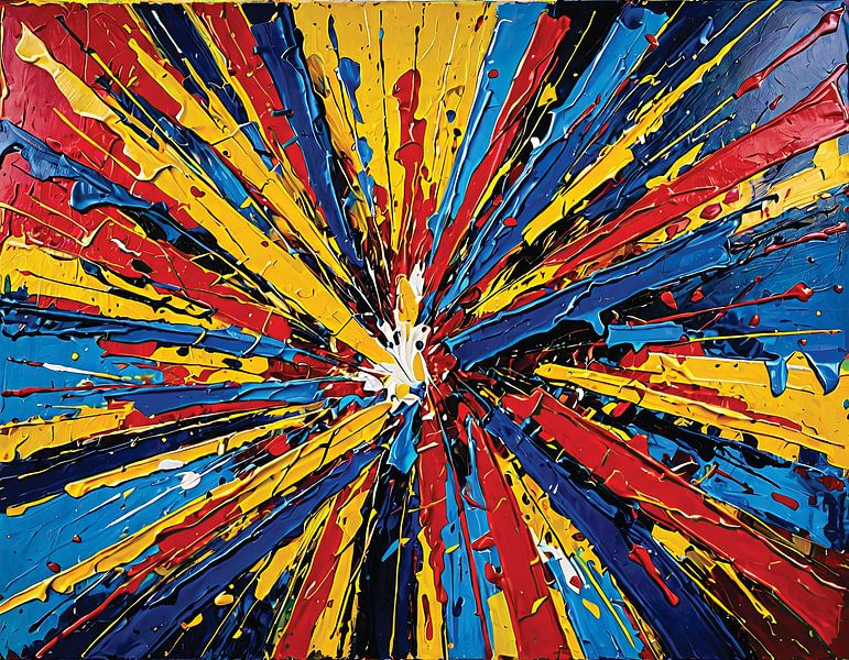 Abstrakter Expressionismus von Timba Art