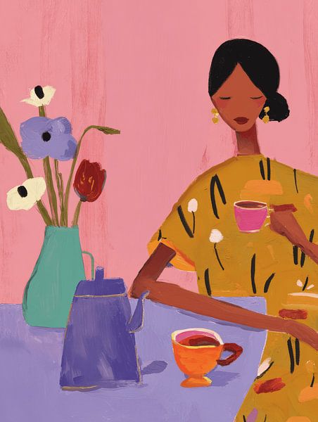 Thé du matin par Carla Van Iersel