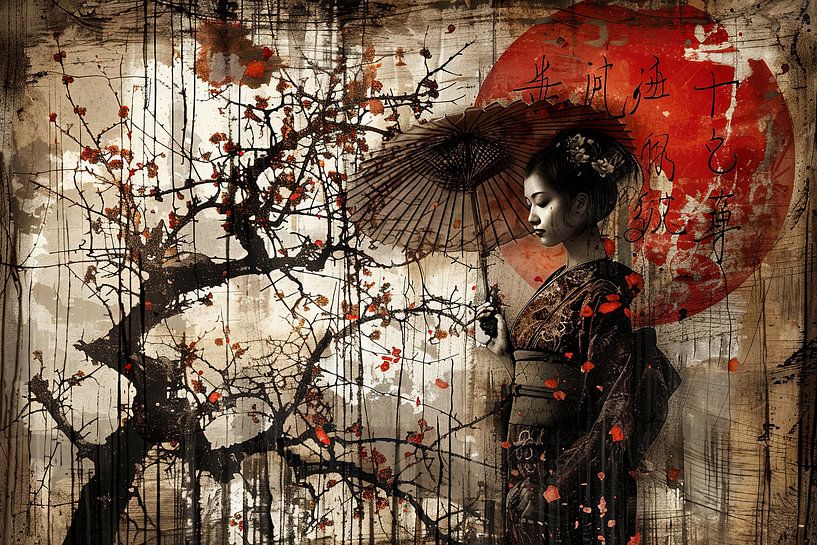 portrait spirituel japonais par Egon Zitter