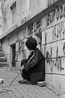 Vieil homme turc dans la rue