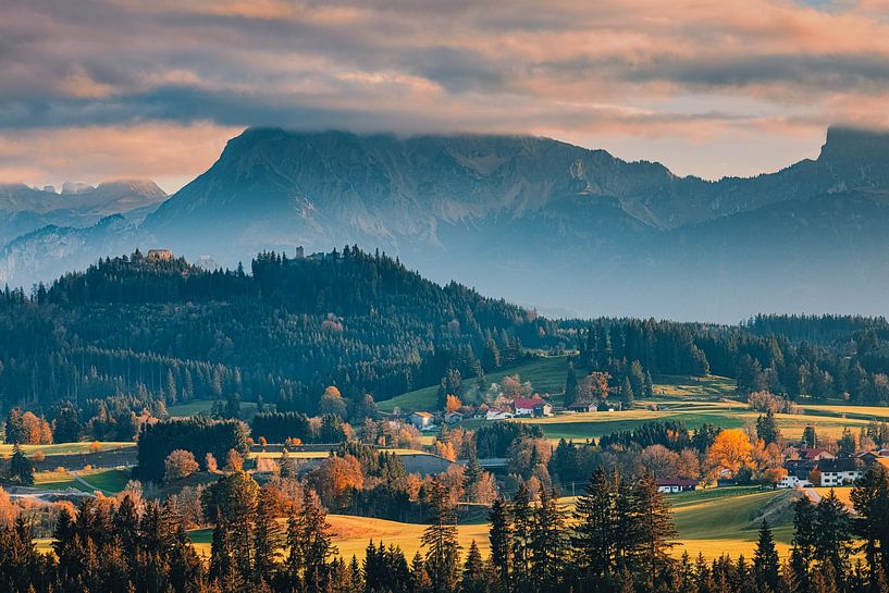 Herbst im Allgäu, Bayern von Henk Meijer Photography