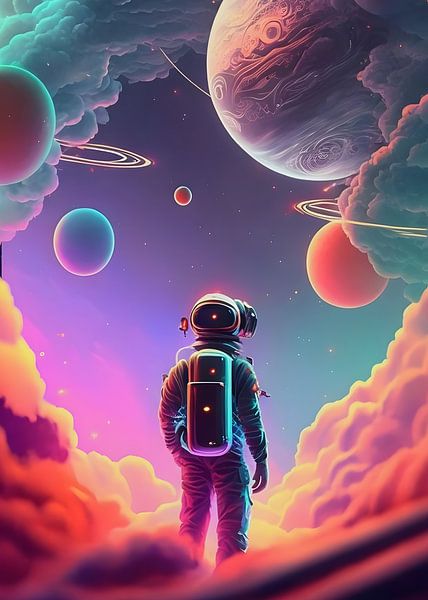 Weltraum von Phycho Art