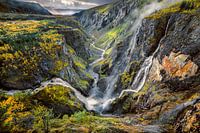 Wasserfall Voringsfossen, Norwegen