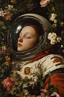 Schlafender Astronaut