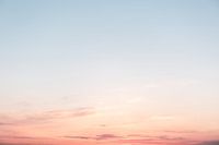 sunset in the netherlands with beautiful pastel shades