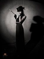 Lady in the spotlight