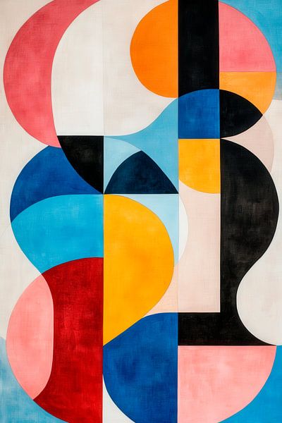 Abstrakte geometrische Komposition von Poster Art Shop