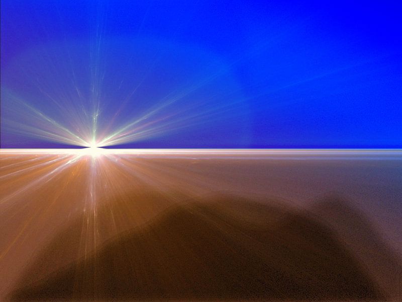 Lever de soleil dans le désert par Manfred Kunz