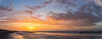 Zonsondergang in Wassenaarseslag (panorama)