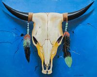 Stierschädel-Ölgemälde