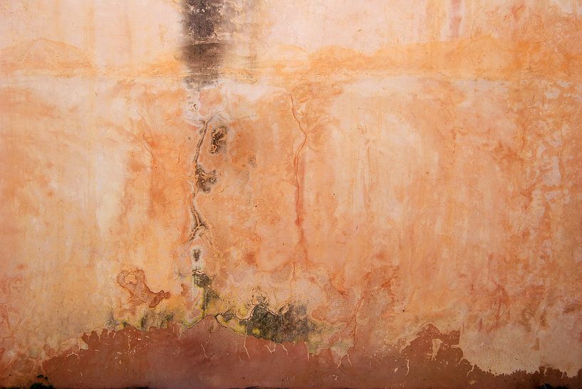 Wand lachsrosa von Annemie Hiele