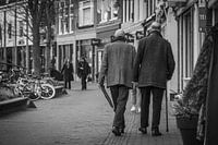 Zwei Männer im Zentrum von Gouda