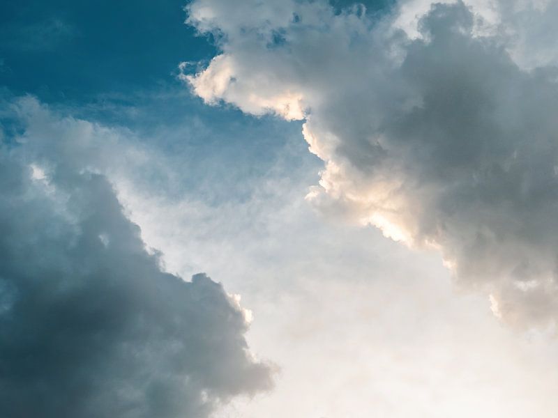 Bielatal en Suisse saxonne - Nuages en soirée par Pixelwerk