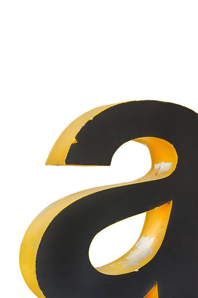 Der Buchstabe A von Martin Bergsma