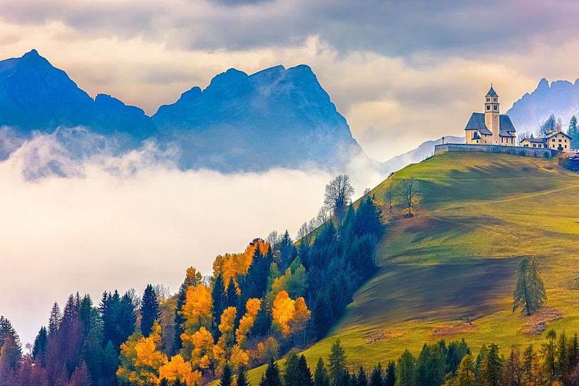 Autumn in Colle Santa Lucia, Italy by Henk Meijer Photography