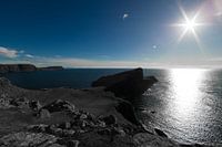 Neist Point in Schwarz und Blau