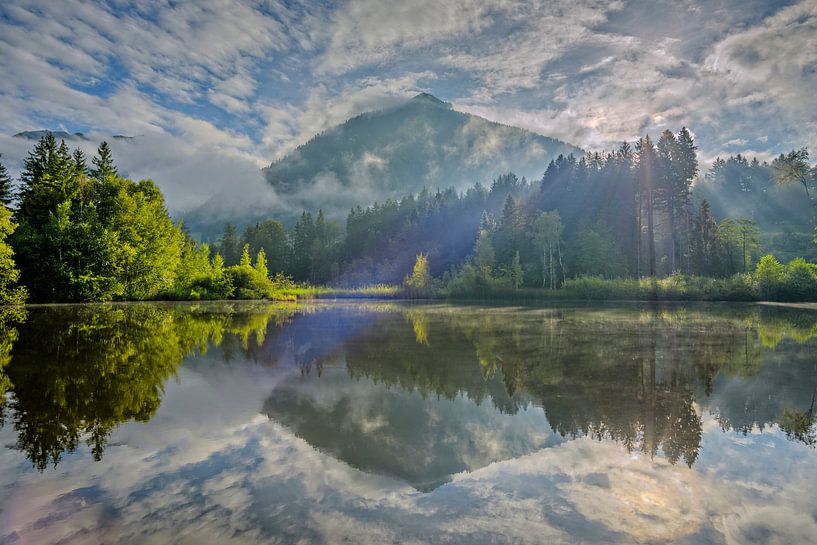Moor pond near Oberstdorf by Walter G. Allgöwer