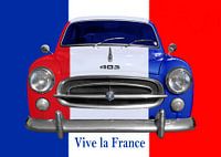 Peugeot 403 Vive la France