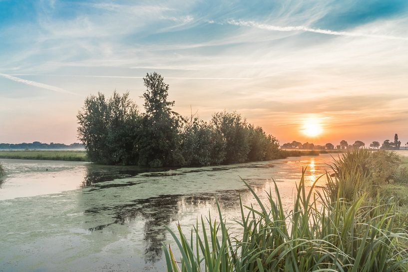 Lever du soleil dans le polder par Rossum-Fotografie