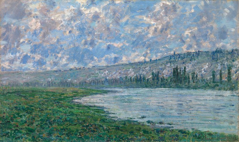 Die Seine bei Vétheuil, Claude Monet von Meisterhafte Meister