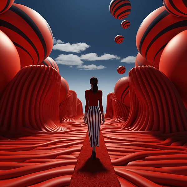 Red Dreamscape by Art Lovers