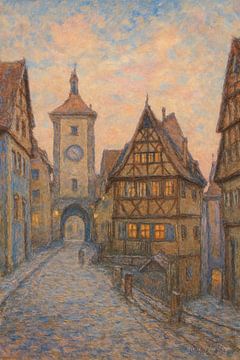 Rothenburg Evening Calm by Travel Shop