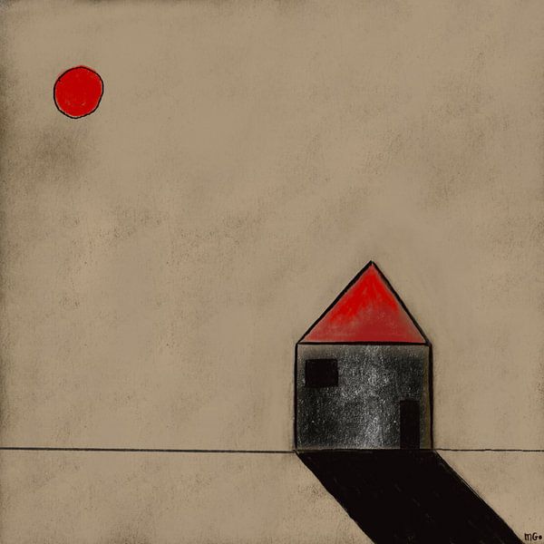 Ohne Titel Kunstwerkdas Haus 10 von Martin Groenhout