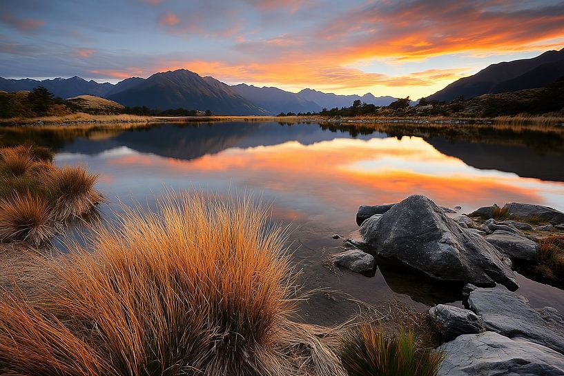 Morgenspiegelung von fernlichtsicht