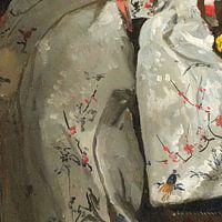Detail von Mädchen im weißen Kimono, Georg Hendrik Breitner