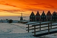 Het Marinapark in winterse sfeer