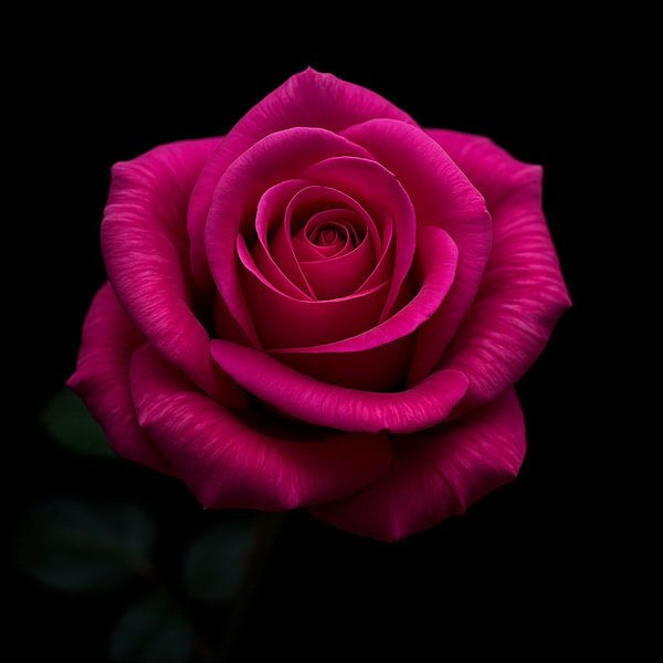 La beauté d'une rose rose profonde par ButterflyPix