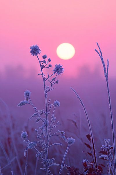 Mûrs sur les plantes à l'aube par Imperial Art House