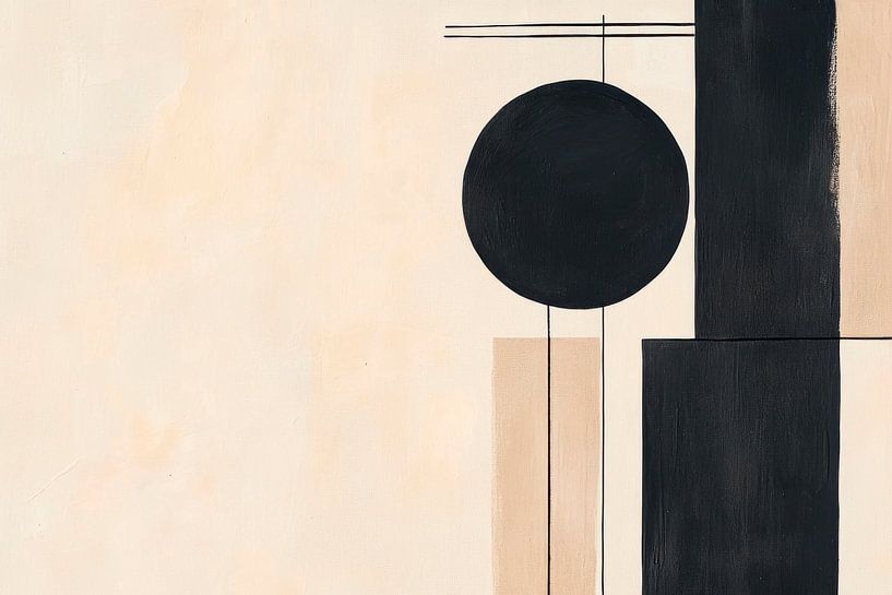 Abstraction géométrique par Poster Art Shop