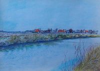 Boerderijen nabij Slootdorp.