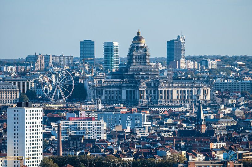 Panorama über den Süden von Brüssel von Werner Lerooy