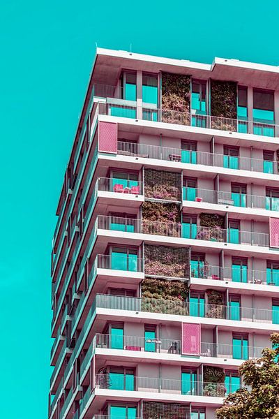 Grüne Architektur in Erfurt von Mixed media vector arts