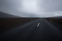 Einsame Landstrasse auf Island