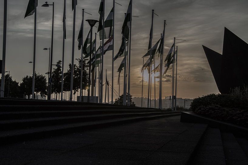 Rotterdam vlaggen 3 von Oguzhan Beyaztas