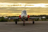 Dutch NF-5 during the golden hour
