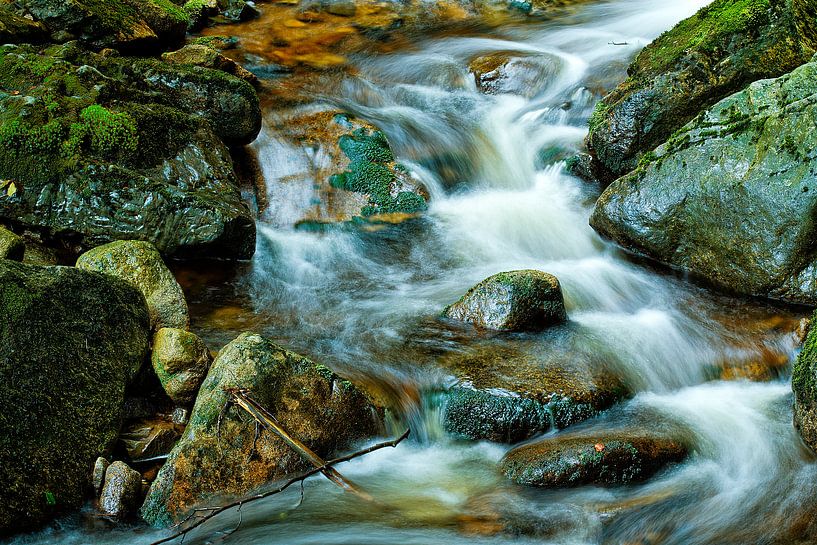 course of the stream by Dieter Ludorf