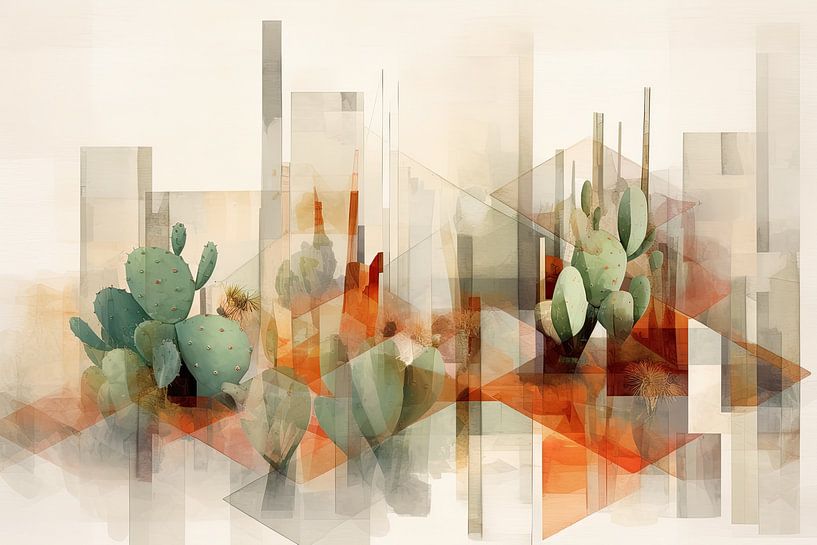 Cactus abstract by Bert Nijholt