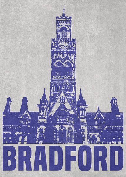 Bradford stad van DEN Vector