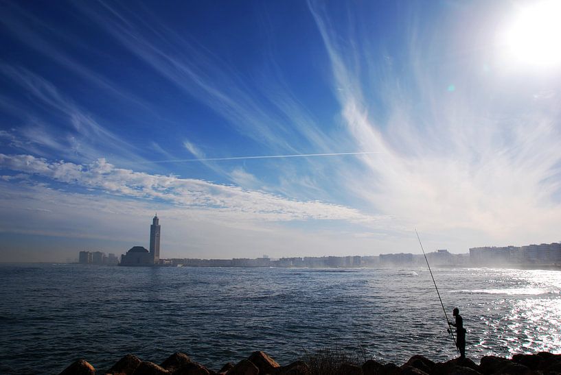 Fischen am Meer - Casablanca - Marokko von Homemade Photos