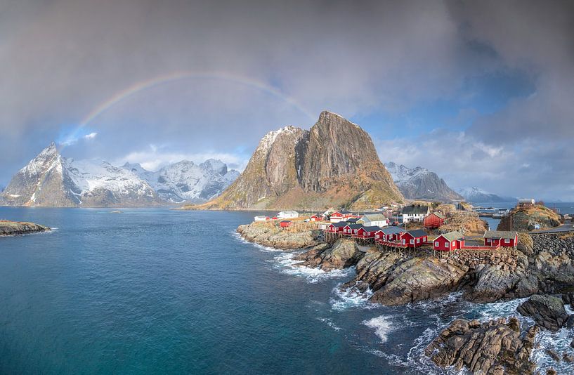 Arc-en-ciel sur Reine par Julia Schellig