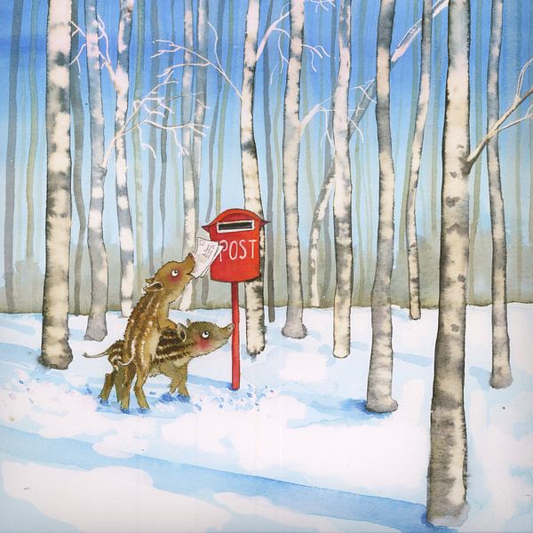 Envoyer des lettres ensemble par Martine van Nieuwenhuyzen